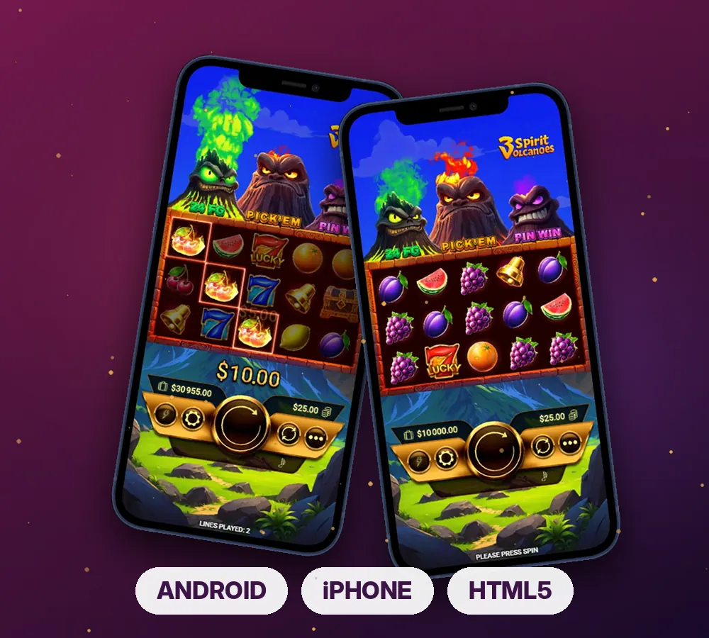 3 Spirit Volcanoes app para Android e iPhone